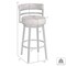 Armen Living Titana 26" Barstool in Mineral finish with Bandero Tobacco upholstery 721535746866 - alternate 3